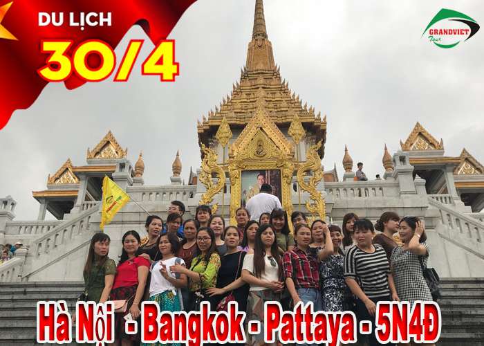 Tour Du Lịch Thái Lan - Bangkok - Pattaya 5 Ngày 4 Đêm Lễ 30/4-1/5 (Bay Vietnam Airlines)